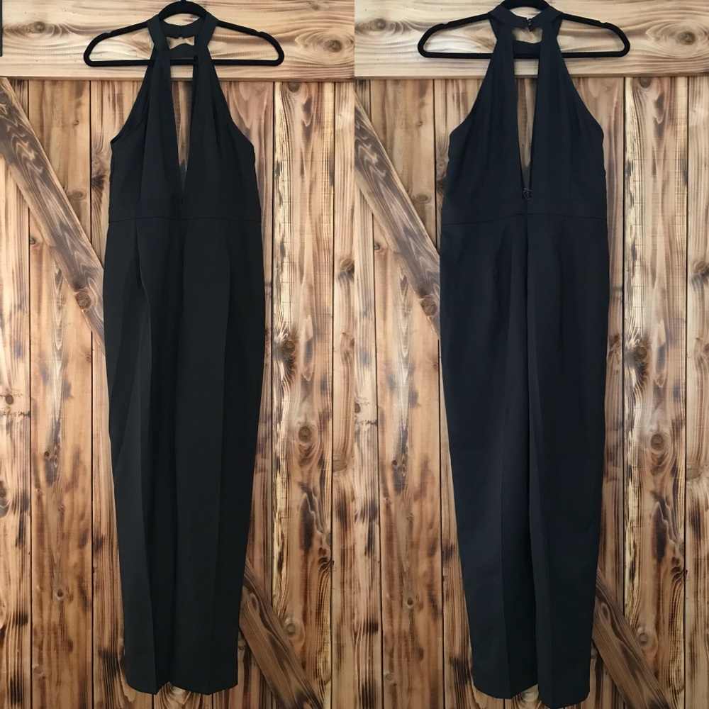 Missguided Black Long Pant Jumpsuit NWT